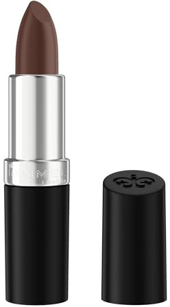 Rimmel Lasting Finish Lipstick 330 Cappuccino Kissed, Creamy Satin Finish, Long Lasting 8 HR Wear, Comfortable Formula, Rich Pigment