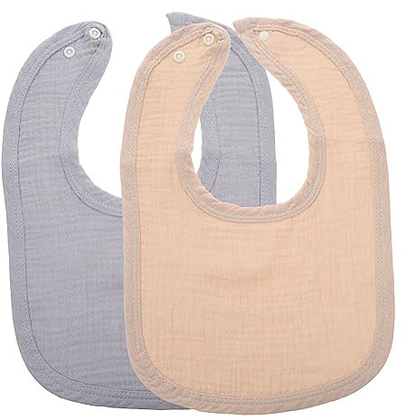 Hoement Sparen Sie Zeit! Lätzchen Für Jungen Und Mädchen 0–6 Monate Weiche Stilllätzchen Aus Baumwolle