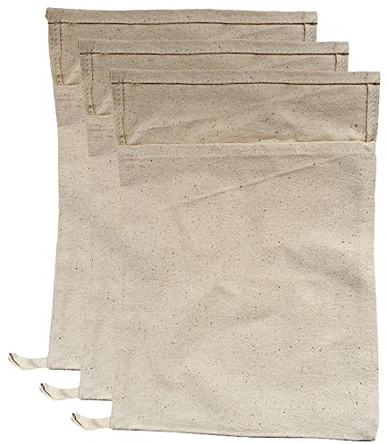 FUNOMOCYA 3stücke Dicke Baumwoll-eisbeutel Für Zerstoßenes Eis Und Trockeneis Wiederverwendbar Faltbar Leichtes Material Für Bar Und Cocktails