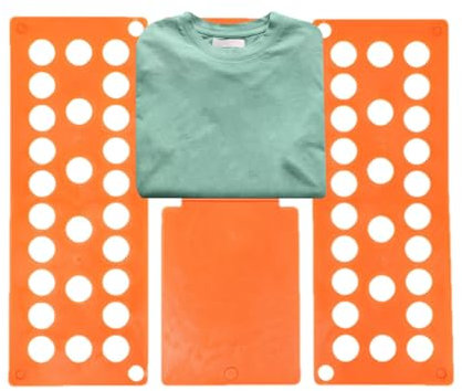 Oldmoom Faltbretter für Wäscheordner, Faltbretter für T-Shirts, Kleidungsordner - Werkzeug zum Falten von Wäschefaltbrettern | ABS-Haushaltsbrett, schnelles und lustiges Board für Pullover, Kleider,