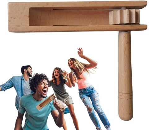 Rattini Spinner aus Holz, traditionelles Matraca-Spielzeug, Ratschen