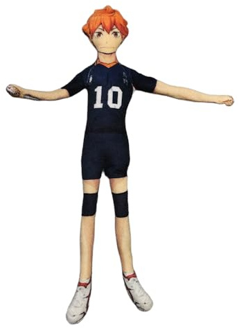 Hinata Shoyo Anime Hinata Shoyo Plüschfigur 28cm Lustig Weich Gefüllte Aktive Gelenkfigur Geschenk Dekoration
