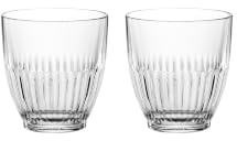Nachtmann Becher Heritage, 2er-Set, 300 ml, Universeller Trinkbecher für Wasser und Saft, Aus brillantem Kristallglas mit markantem Schliffdekor, 106722