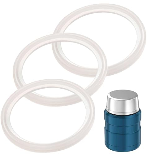 IMPRESA Products [3 Pack] Gaskets fits Thermos Stainless King Food Jar 16 and 24 Ounce – Seals/O-Rings With No BPA/Phthalate/Latex - Replacement for 16 and 24 Ounce Containers