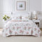 Laura Ashley Queen-Bettwäsche-Set, Baumwolle, wendbar, mit passenden Kissenbezügen, Heimdekoration, ideal für alle Jahreszeiten (Geißblattrosa, Queen-Size-Bett)