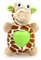 Petastic Hundespielzeug Hearties Plüschspielzeug (Giraffe)
