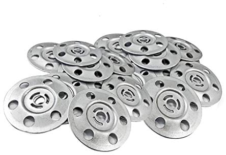 Metal Insulation Discs 35mm Plasterboard Washers For Wall Ceiling Fixings x 1000