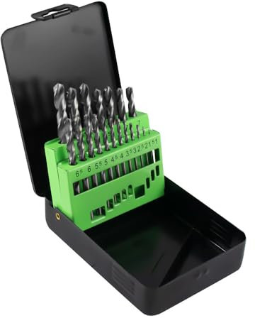 ESTUCHE DE BROCAS HELICOIDALES 1-10MM HSS 4341