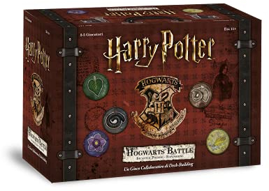 Asmodee - Harry Potter Hogwarts Battle: Zaubern und Tränke, Erweiterungsspiel, Edition in Italienisch