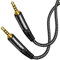 Yeung Qee 3.5mm Male to Male Audio Cable 3M,4 Pole 3.5mm Aux Cable TRRS Male to Male Audio Cable, Aux Cord for Headphones, PS4,Phone, Tablets, Headset, PC, Laptop and More (3M)