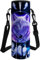 HUGS IDEA Pochette porte-bouteille en néoprène avec motif attrape-rêves loup galaxie