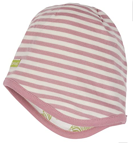 loud + proud Mädchen Zum Wenden, GOTS Zertifiziert Mütze, Aster, 42-44 EU