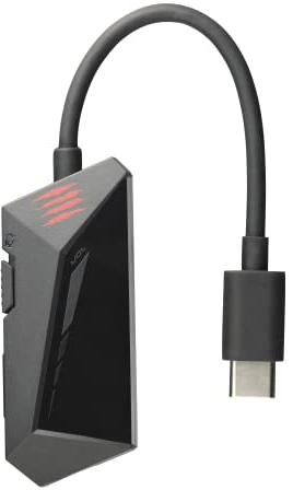 Mad Catz FREQ DAC Adaptateur Audio Jack Vers USB-C 7.1 Virtuel Surround - Convertisseur pour Casque Analogique Numérique Externe pour Jeux vidéo, Smartphone, PC, Mac