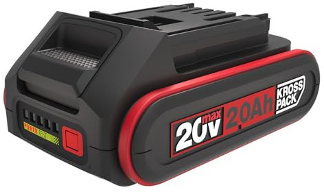 Kress KAB20 - Batteria di ricambio professionale agli ioni di litio, 20 Volt, 2,0 Ah
