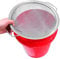 Dciustfhe Paint Strainer Mesh Stainless Steel Paint Emulsion Honey Funnel Filter Cover Filter Tool Product 60-Mesh 11.4Inch Width