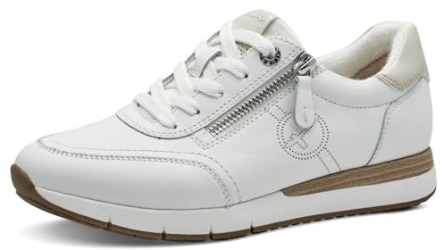 Tamaris Damen 8-83702-42 Sneaker, White STRUCTUR, 41 EU Weit