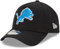 New era Detroit Lions NFL Evergreen Schwarz Verstellbare 9Forty A-Frame Cap - One-Size