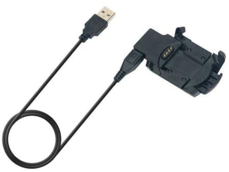 Ladegerät Kompatibel mit Garmin Fenix 3 / Fenix 3 HR Sportuhr,Ladeklemme mit USB-Ladekabel- 3,3ft 100cm - Fitness Tracker Zubehör