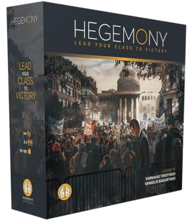 Hegemony Lead Your Class to Victory | Unique Asymmetric Card Driven Game | Political Economic Board Game | Ages 14+ | 2-4 Players | English Version