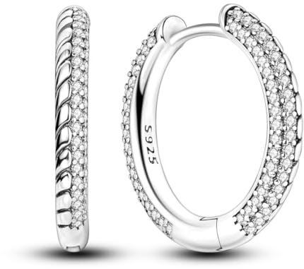 925 Sterling Silver Stud Earrings for Women Waterdrop Chunky Hoop Earrings Life Tree Forever Earring Set Fashion Jewelry Gift