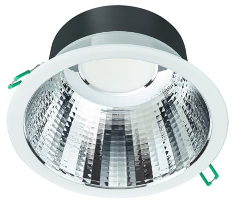 Philips LED Downlight Coreline DN142B Aluminium Weiß 19.2W 2300lm 60D - 830 Warmweiß | Schnittgröße 200mm - IP20 - UGR<19