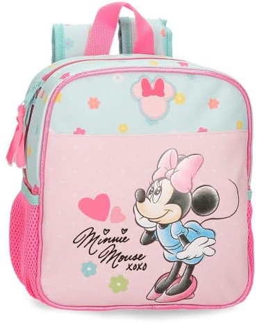 Disney Joumma Bags, Minnie Imagine, Schulrucksack, Kinderrucksack, aus Polyester, breite verstellbare Schulterriemen, oberer Griff zum Aufhängen., Rosa, Kindergarten-Rucksack