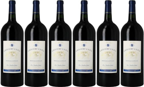 Château Cajus Magnum Bordeaux Supérieur AOP 2002 Trocken Bio (6 x 1.5 l)