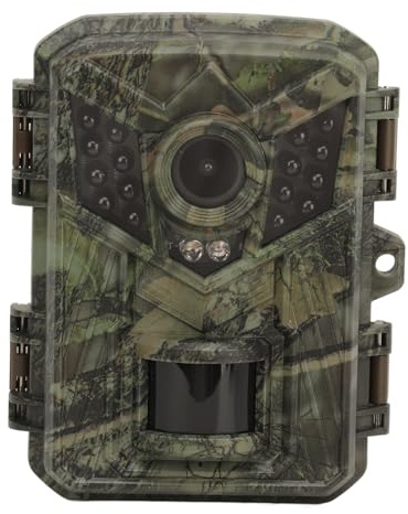 VBESTLIFE Wildkamera 16 MP 1080P, Wildjagdkamera mit Nachtsicht, 0,2 S Auslösezeit, 90° PIR-Erkennung, IP66 Wasserdicht, 2,0 Zoll Farbbildschirm