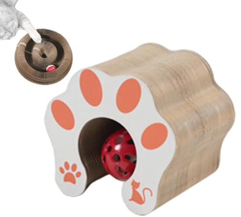 Giocattolo interattivo per gatti giocattoli interattivi per gatti al coperto giocattoli per gatti giocattolo per gatti in cartone Mimoqk, tavolo da grattare pieghevole per gatti giocattolo per pista