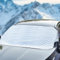 Housse de pare-brise, protection solaire pour pare-brise de voiture, protection contre le gel, protection UV (140 x 95 cm)