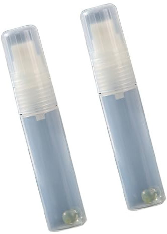 Lot de 2 marqueurs de peinture acrylique rechargeables de 15 mm à tête plate vide marqueurs acryliques rechargeables pour art au crayon transparent