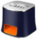 Schiaccianoci elettrico a forma di girasole automatico per rimuovere le conchiglie, ricaricabile tramite USB, con fori multidimensionali (blu)