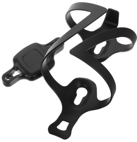 Toddmomy Support De Localisation pour Vélo avec Porte-Bouteille Intégré Tracker pour Et Ville Noir