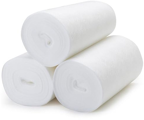 SUPVOX 100 Sheets Flushable Biodegradable Diaper Liners Per Roll Disposable Bamboo Fiber Cloth Nappy Liners White Double Sided Use for Newborns