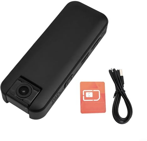Bulevisiter 4G Auto-Armaturenbrett-Kamera-Recorder mit 4K, kompatibel mit Ultra-HD-Video, 115° Weitwinkel, 180° drehbares Objektiv, Bewegungserkennung, Infrarot, Fernbedienungs-Handy (kompatibel mit: