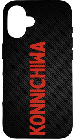 Konnichiwa Japan Hello Case for iPhone 16