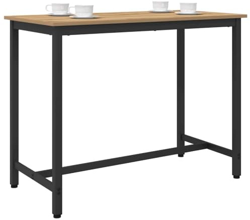 vidaXL Tisch Artisan-Eiche 100 x 50 x 76,5 cm