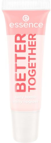 essence SAY IT WITH JUICY BETTER TOGETHER juicy bomb shiny Nr. 01 10ml | Lipgloss, Sofortiges Ergebnis, Köstlichem Litschi-Duft und einem dewy Finish