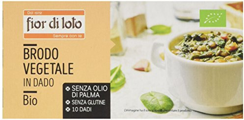 Fior di Loto, Brodo vegetale in dado bio, senza glutine, 100g