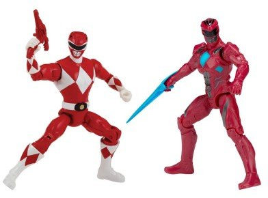 Figurine Power Rangers : Then and Now : Pack 2 Figurines
