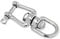 FITYLE Edelstahl Drehwirbel Doppelwirbel Swivel Schäkel - 5mm