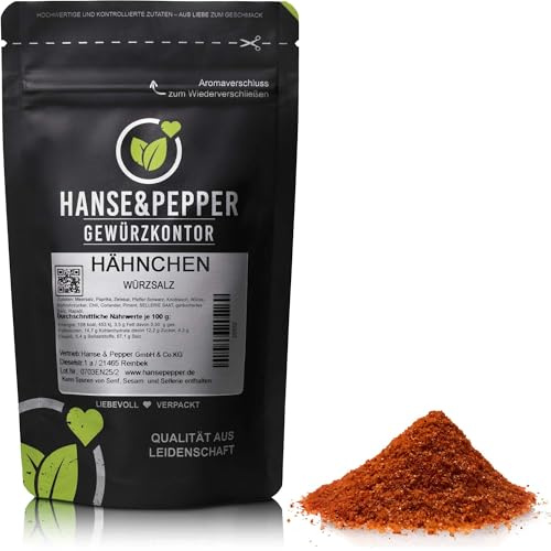 1kg Hähnchen Würzsalz Gourmet Gewürzsalz Brathähnchen würzig in Spitzenqualität - Gourmet Serie