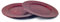 CB Set of 4 Red 33cm Charger Plates - Embossed Floral Design, Durable Round Under Plate for Gatherings or Daily Dining, Effortless Cleaning with Damp Cloth - Enhances Table Setting for Any Event