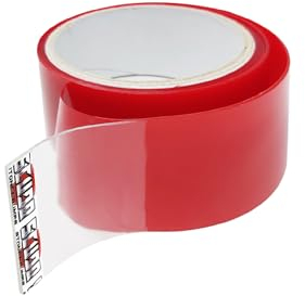 4R Quattroerre.it, Nastro Adesivo Scudo Roll, Nastro Adesivo per protezione Telaio Biciclette, MTB, Trasparente, Ideale per Telai in Carbonio, Protegge da Urti e Abrasioni, Spessore 0,8 mm, 5 x 300 cm