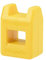 sourcing map Magnetizer Demagnetizer for Screwdriver Bits Tips Screw Driver Magnetic Practical Pick Up Tool, Yellow