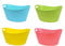 YöL 4x ice bucket summer party garden picnic bar drink beer wine cooler holder oval