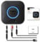 1Mii Ricevitore Bluetooth 5.1, Adattatore Audio Bluetooth HiFi con Jack AUX 3,5mm e RCA, 3D Surround e aptX HD, Bassa Latenza Musica Wireless per Amplificatore, Stereo Casa, Lungo Raggio 50m