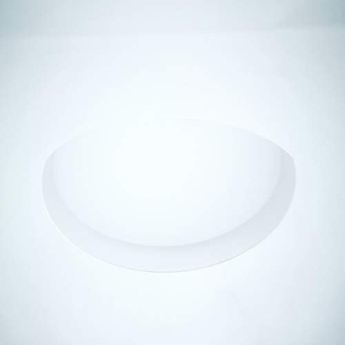 Verre de rechange semi-pour applique murale - Blanc mat - Diamètre : 30 cm