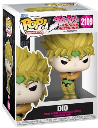 Funko POP! Animation: JoJo's Bizarre Adventure - DIO | Offizielles Anime Merch - Vinyl Sammelfigur als Regal Deko - Geschenkidee zum Geburtstag für Fans und Sammler