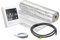 Komplett-Set Alu-Heizmatte AluPro für Laminat/Klickvinyl 140 W/m² mit Thermostat RT-50 weiß (1-20m²) (5 m ² - 0,5 x 10 m)